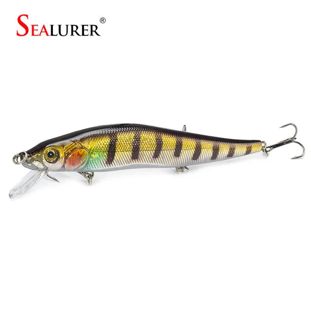 1PCS/lot 14 cm 23.7 g Fishing Lure Minnow Hard Bait with 3 Fishing Hooks Fishing Tackle Lure 3D Eyes Free Shipping