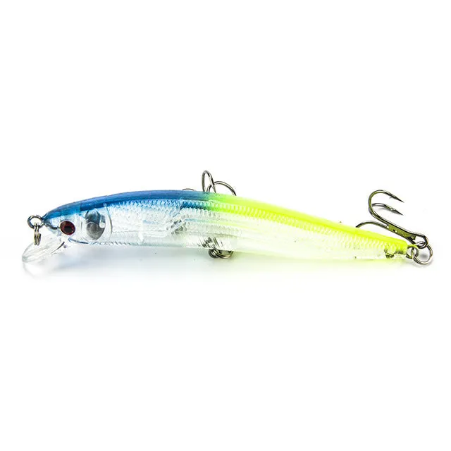 2015 New 1pc/lot lure smirnoff 9cm-8.6g minnow hard bait buzzing mandarin fishing bait lure baits eyes 3D tackle