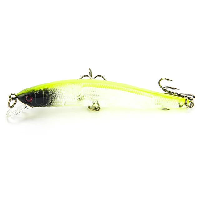 2015 New 1pc/lot lure smirnoff 9cm-8.6g minnow hard bait buzzing mandarin fishing bait lure baits eyes 3D tackle