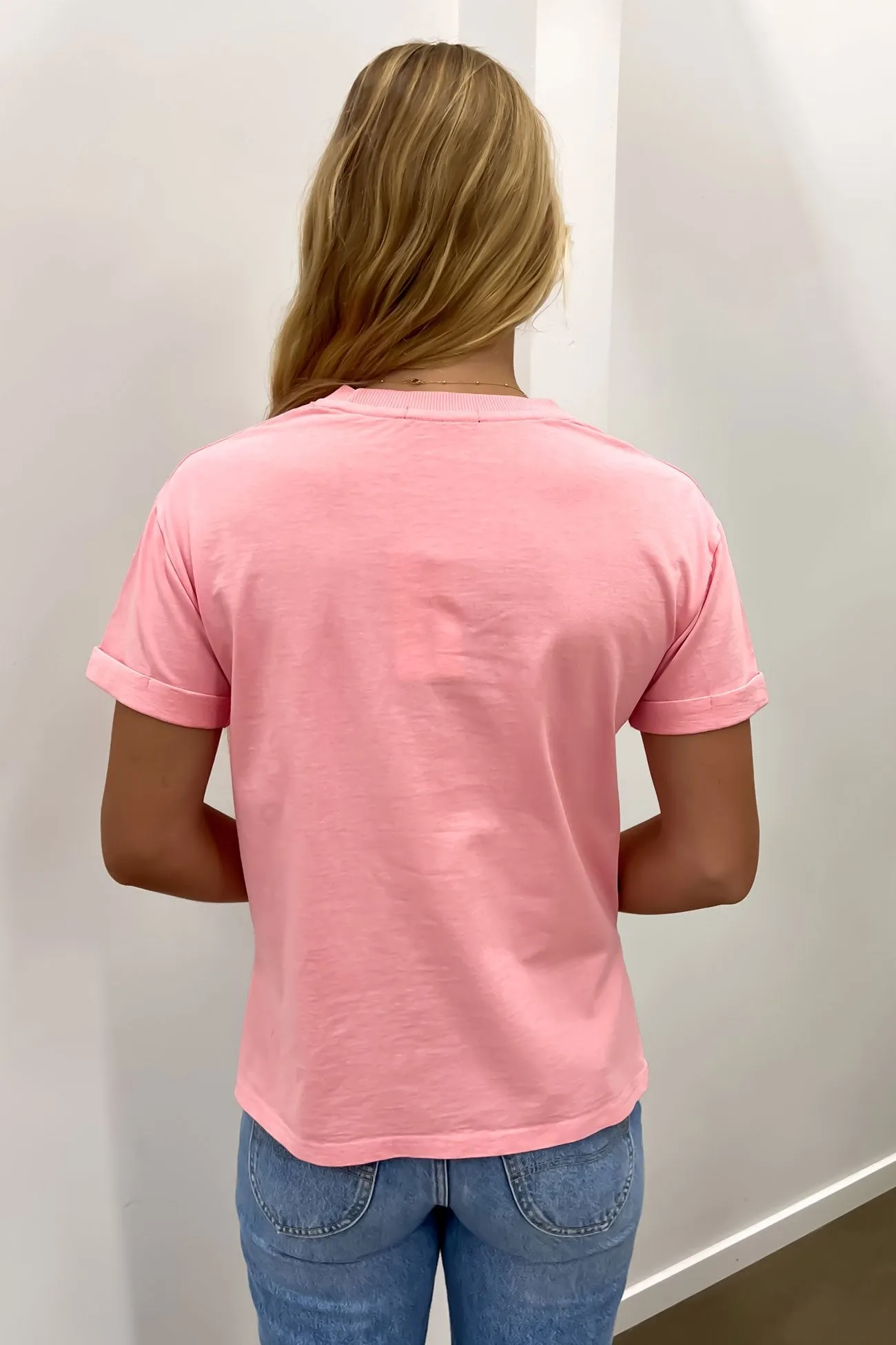 AAE Washed Tee Pale Pink