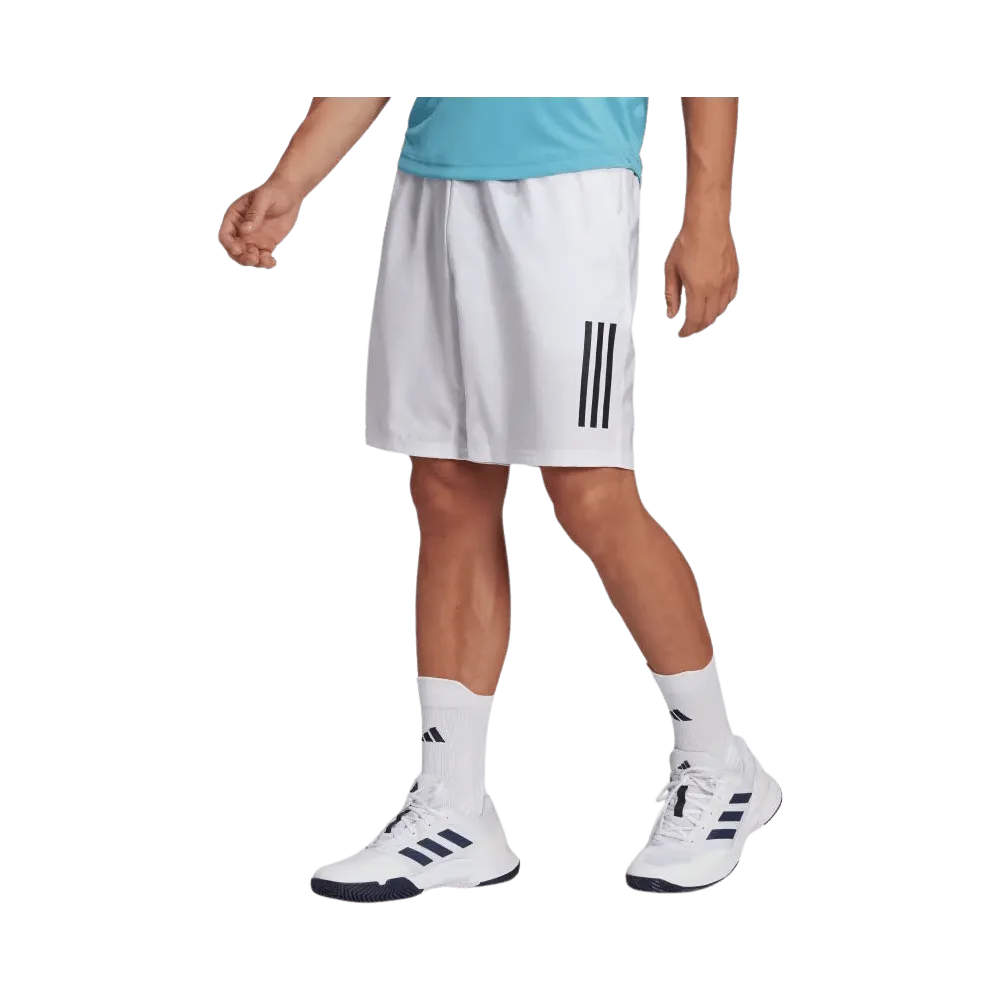 Adidas Club 3 Stripe 7" Tennis Shorts