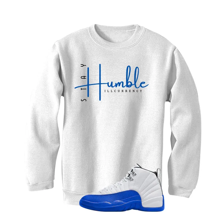 Air Jordan 12 Blueberry White T-Shirt (Stay Humble)| illcurrency