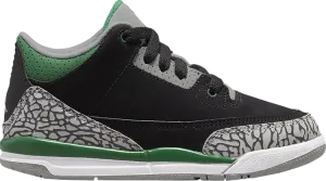 Air Jordan 3 Retro PS Pine Green, black