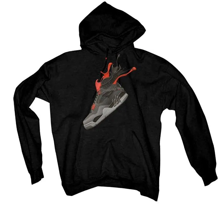 Air Jordan 4 “Infrared” Black T-Shirt (SPLASH 4)