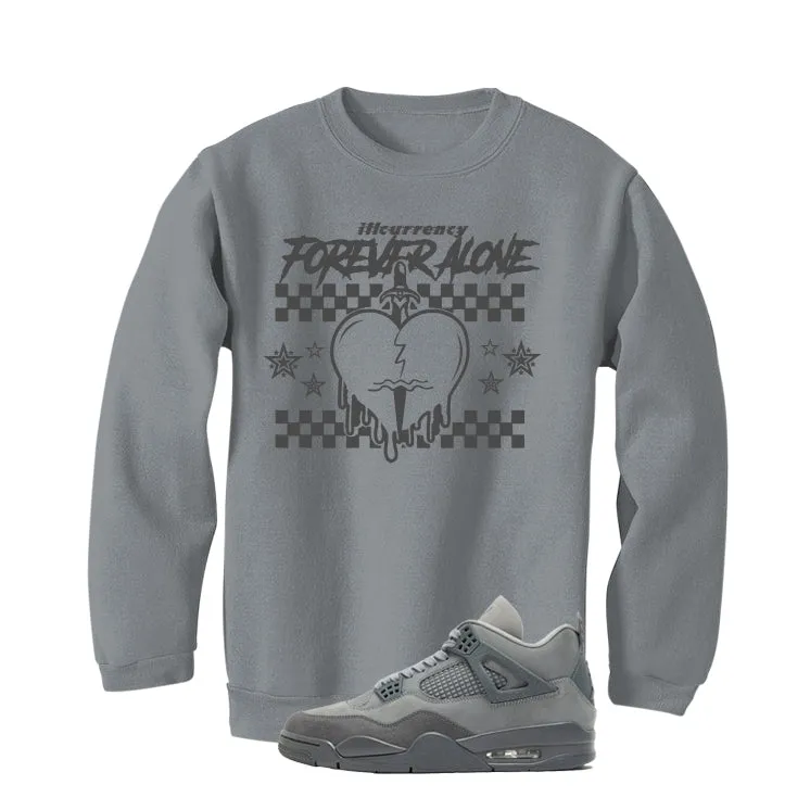 Air Jordan 4 Paris Olympics Grey T-Shirt (Forever Alone)| illcurrency