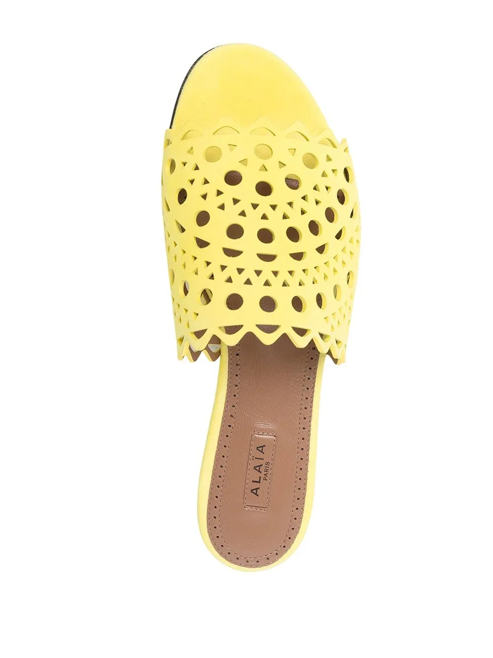 Alaia Sandals Yellow