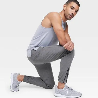 All In Motion Men's Tricot Joggers Lightweight Sweatpants Gym Pants