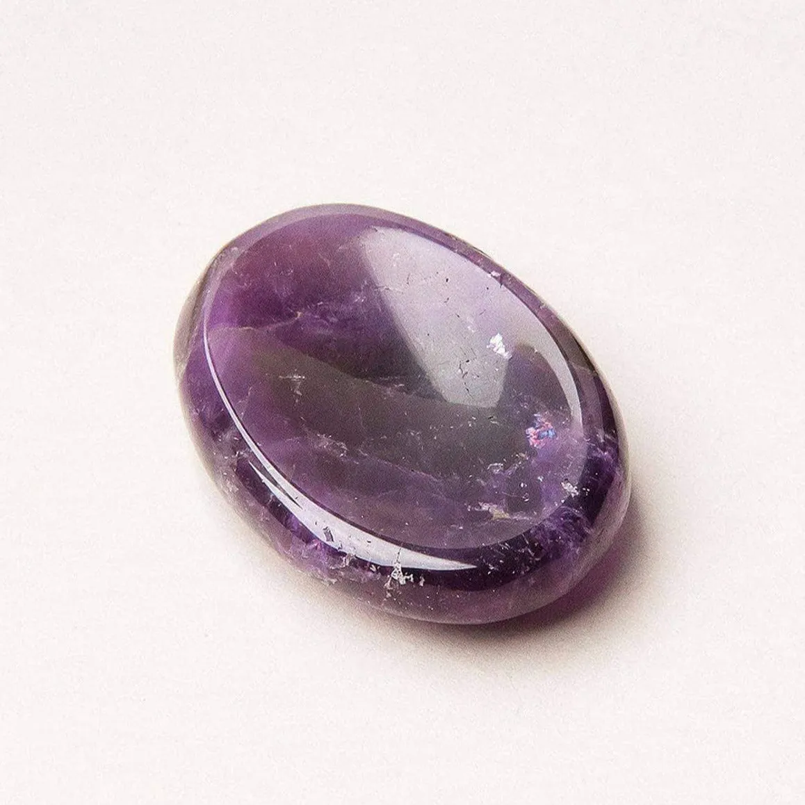 Amethyst Worry Stone