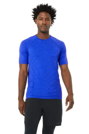 Amplify Seamless Short Sleeve Tee - Alo Blue