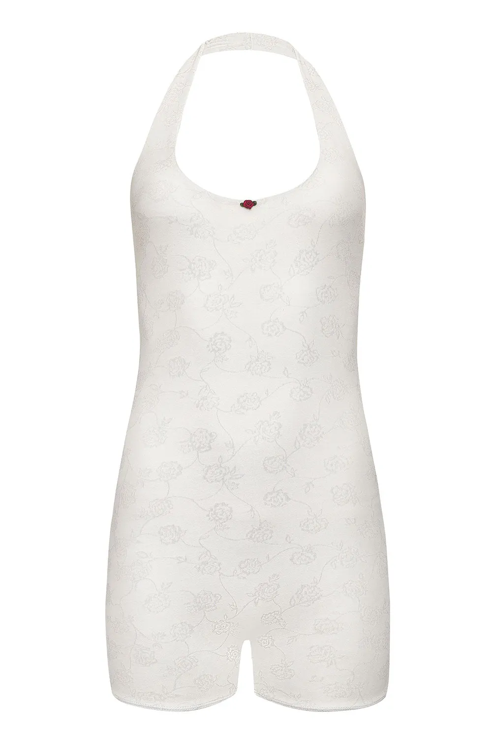 Aurora Halter Bodysuit - Moon Flower