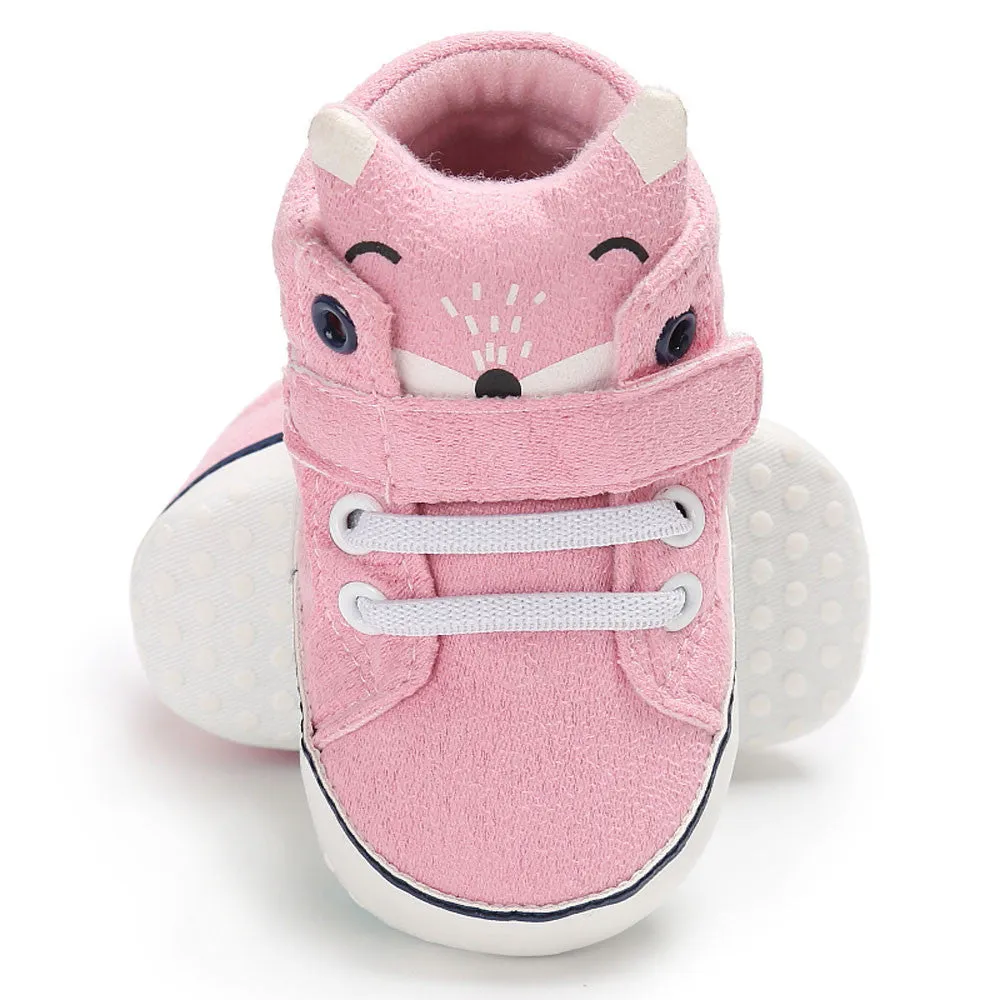 Baby Girl Boys Fox Hight Cut Shoes