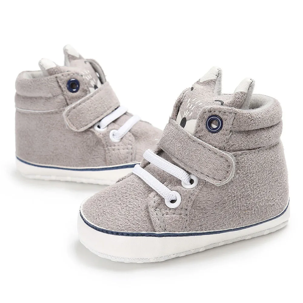 Baby Girl Boys Fox Hight Cut Shoes