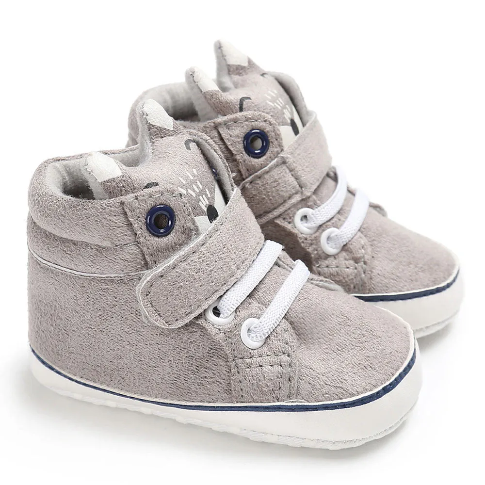 Baby Girl Boys Fox Hight Cut Shoes