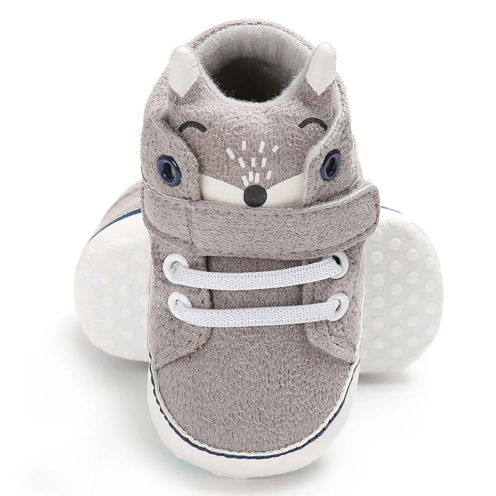 Baby Girl Boys Fox Hight Cut Shoes