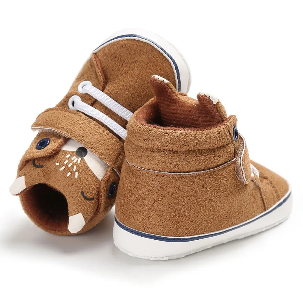 Baby Girl Boys Fox Hight Cut Shoes