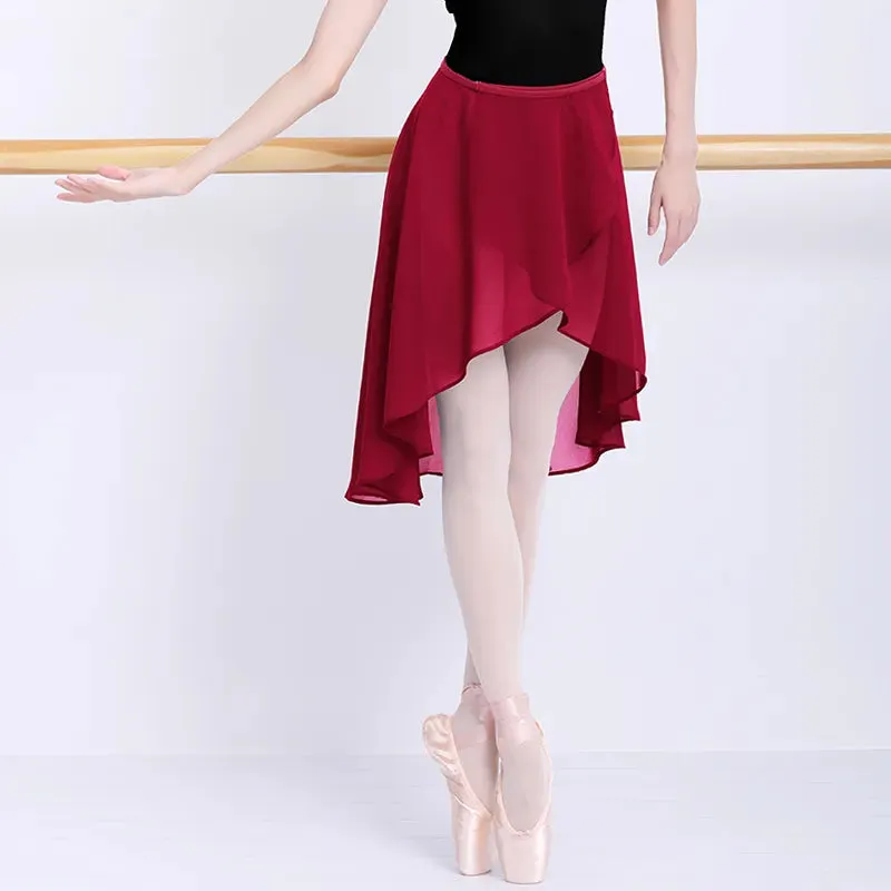 Ballet Skirt Adult Long Wrap Chiffon Skirt Ballerina Dance Wear