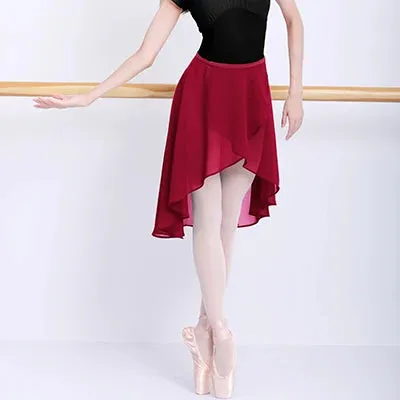 Ballet Skirt Adult Long Wrap Chiffon Skirt Ballerina Dance Wear