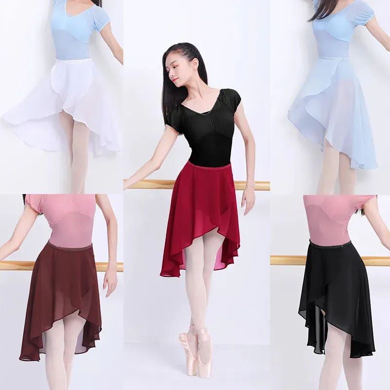 Ballet Skirt Adult Long Wrap Chiffon Skirt Ballerina Dance Wear