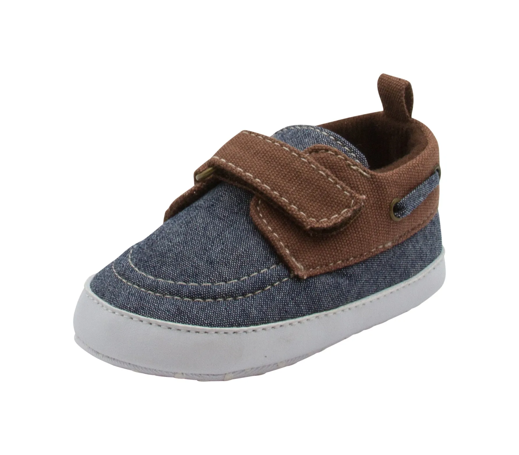 BARE HUGS Baby Boys Soft Infant Boat Shoe Style Loafer