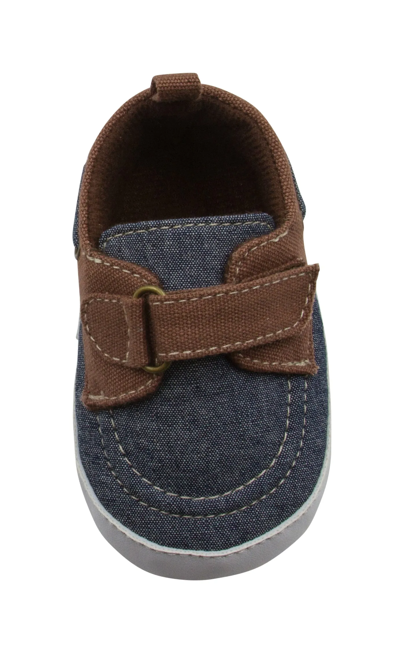 BARE HUGS Baby Boys Soft Infant Boat Shoe Style Loafer