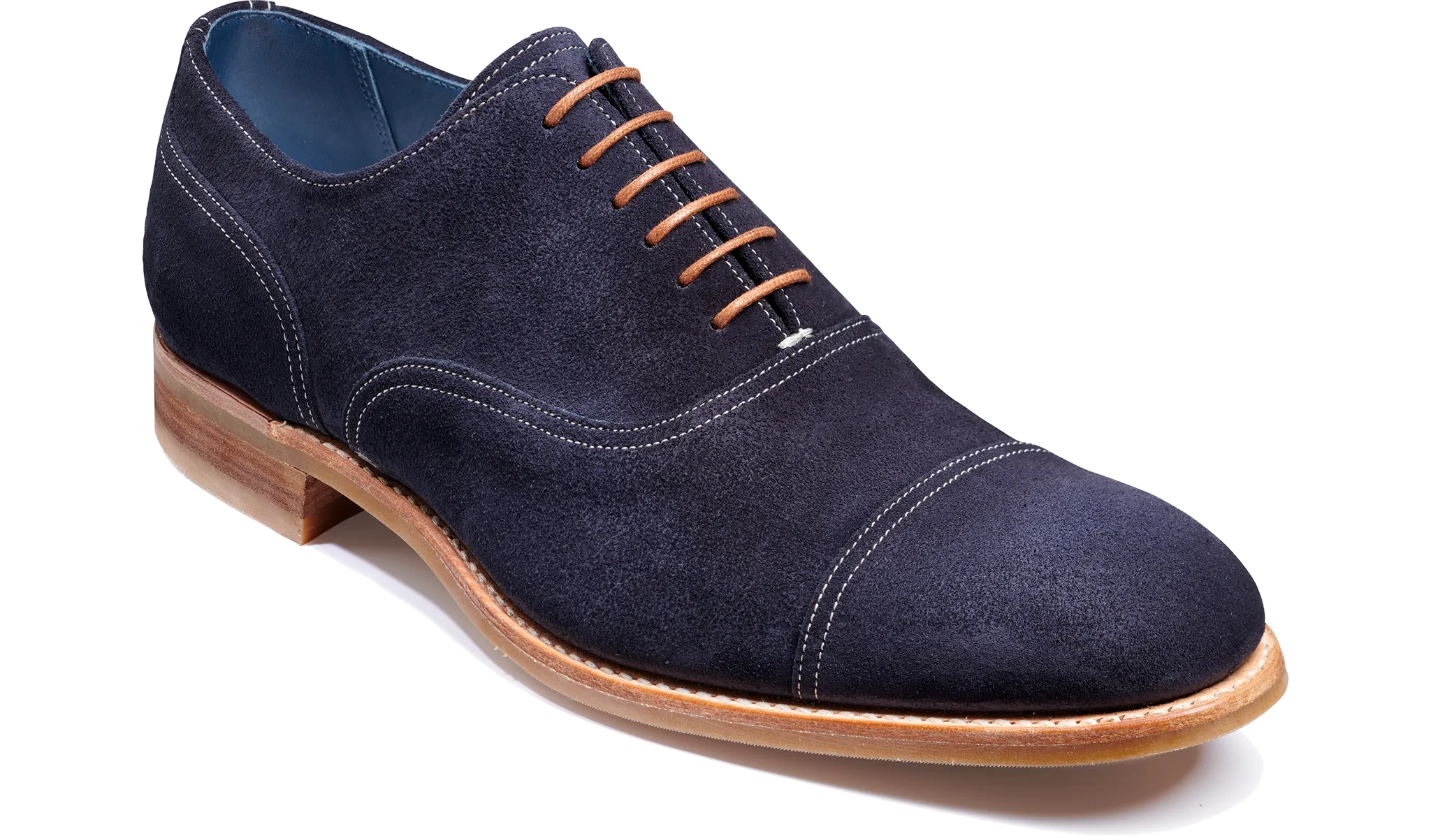 Barker - Pullman, Navy Suede