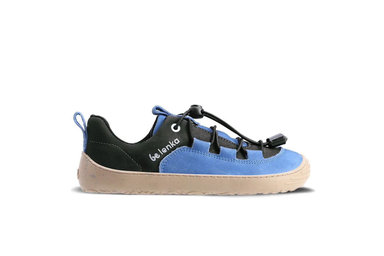 Be Lenka Kids barefoot sneakers - Xplorer - Blue & Olive Black CLEARANCE