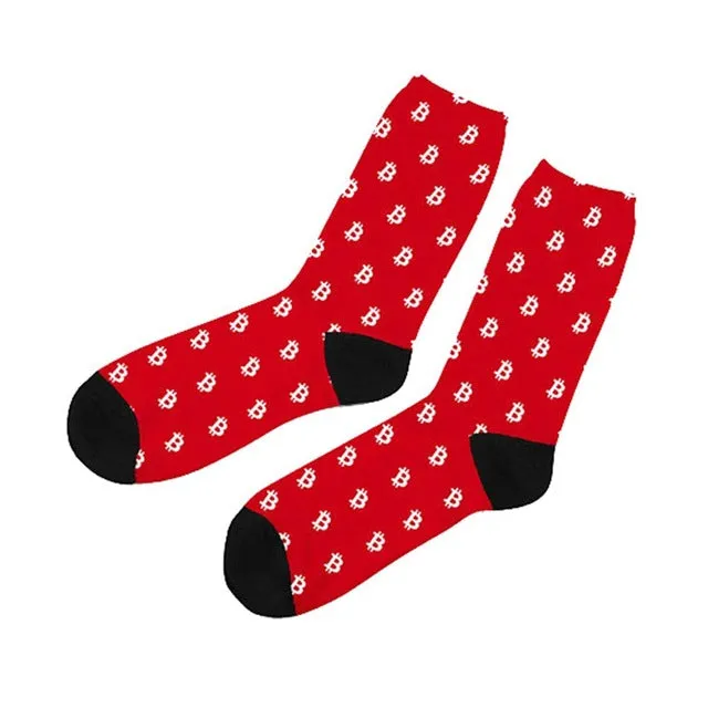 Bitcoin socks for men and women order today and enjoy free shipping