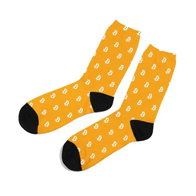 Bitcoin socks for men and women order today and enjoy free shipping