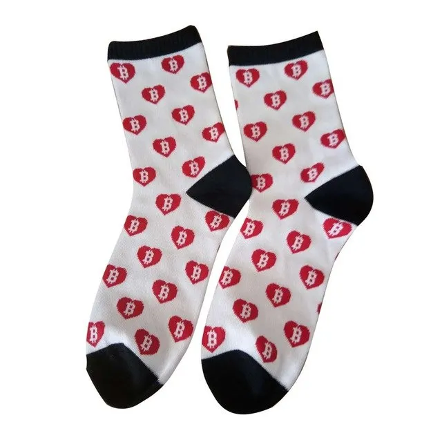 Bitcoin socks for men and women order today and enjoy free shipping