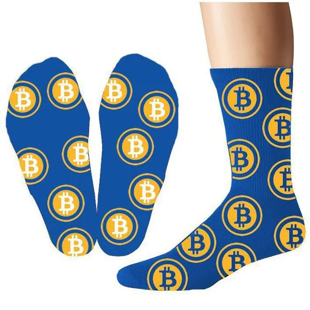 Bitcoin socks for men and women order today and enjoy free shipping