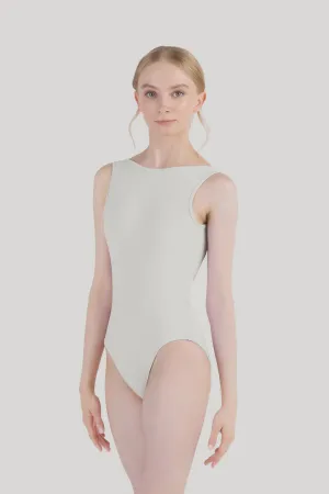 Bloch Reyna Rib Boat Neck Leotard | Ivory