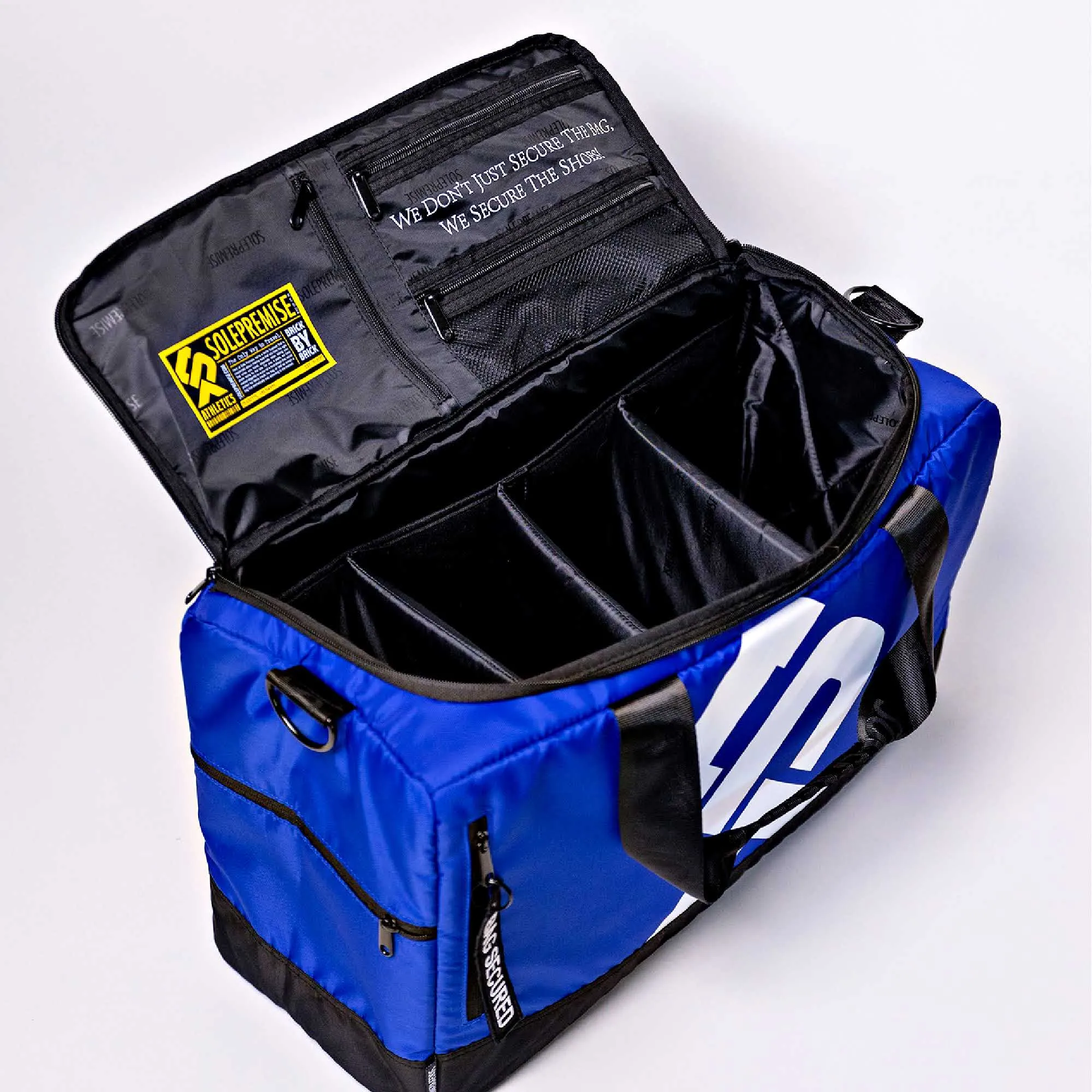 Blue Sneaker Duffle Bag