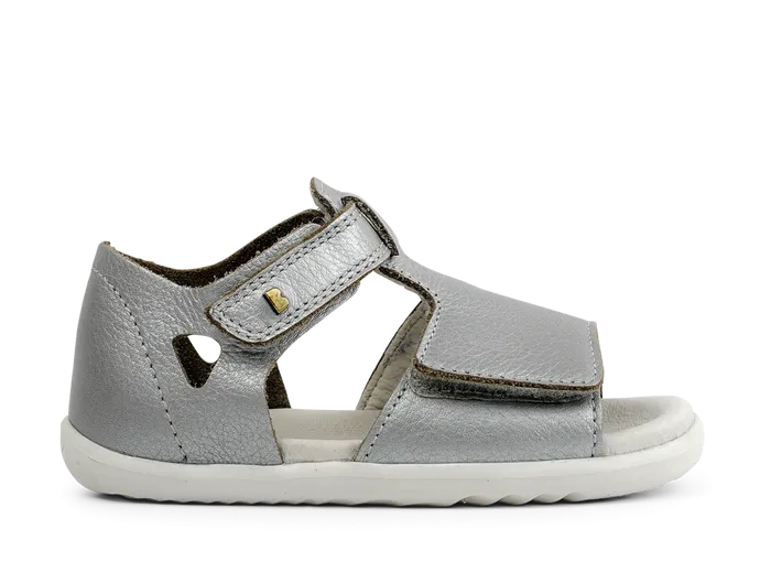 Bobux Step Up Mirror Sandal Silver