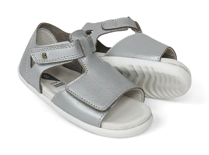 Bobux Step Up Mirror Sandal Silver