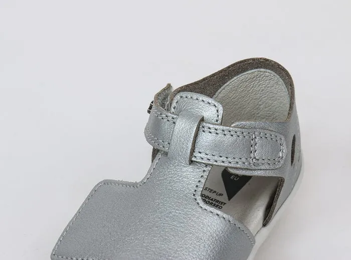 Bobux Step Up Mirror Sandal Silver