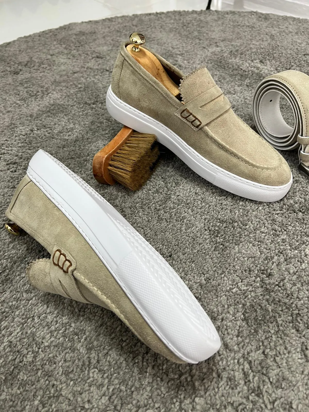 Bojoni Uluwatu Beige Men's Loafer