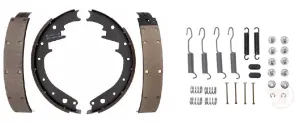 Brake shoes with spring kit Pontiac 1940-1954 REAR 11 x 1 3/4 BONDED brake shoe