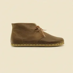 Brown Oxford Boots Women's