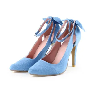 Butterfly Buckle Pointed Toe High Heels Shoes