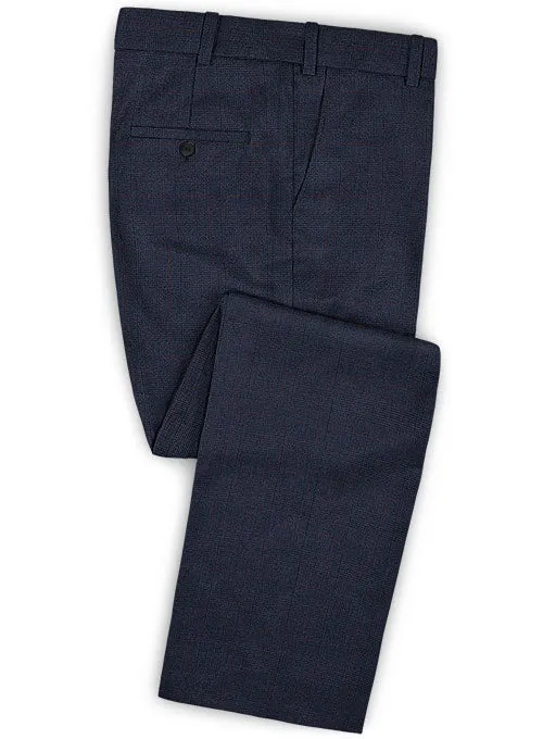 Caccioppoli Dapper Dandy Inato Glen Blue Wool Suit