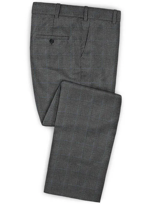 Caccioppoli Dapper Dandy Varto Glen Gray Wool Suit