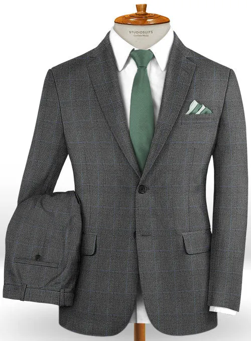 Caccioppoli Dapper Dandy Varto Glen Gray Wool Suit