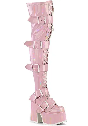 CAMEL-305 [Baby Pink] | PLATFORM BOOTS [PREORDER]