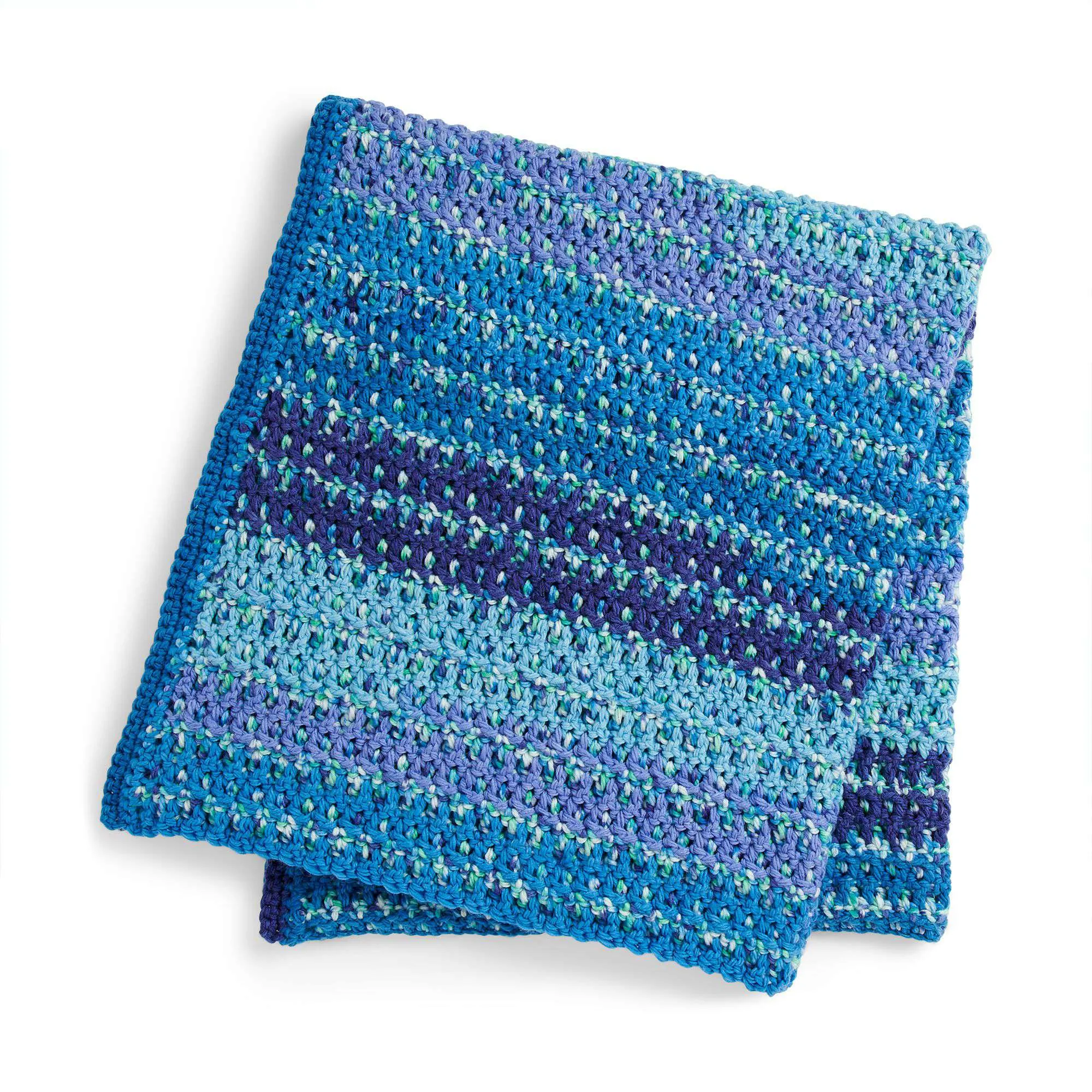 Caron Woven Look Crochet Blanket