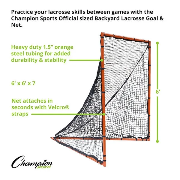 Champion Backyard Lacrosse Goal Full Size