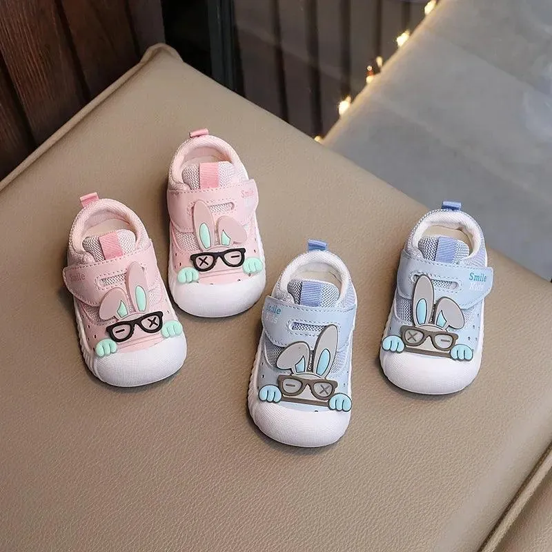 Children's Casual Shoes with Glasses Rabbit Pattern - TSS281