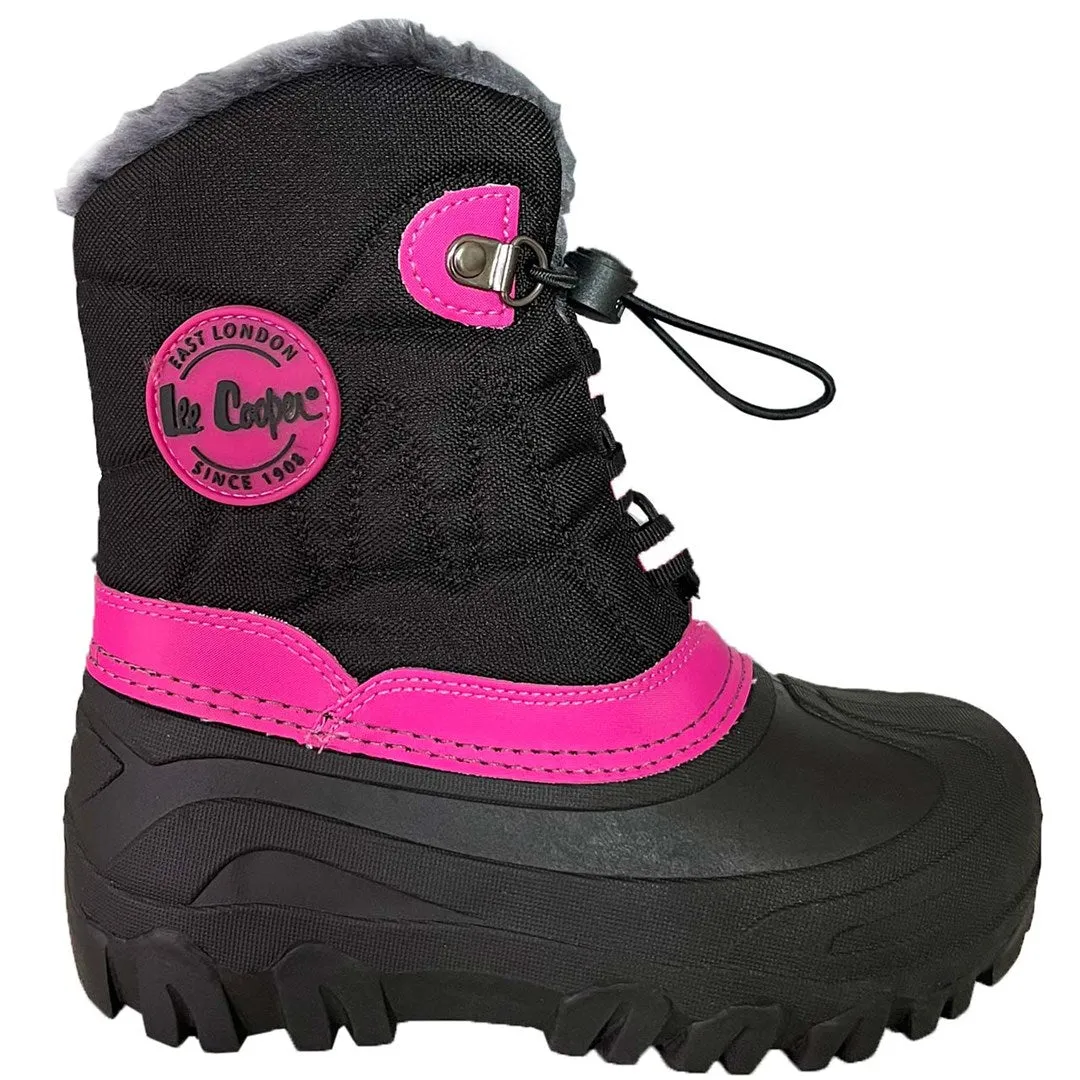 Children's Shoes Lee Cooper Black-Pink Lcj-21-44-0523K 28