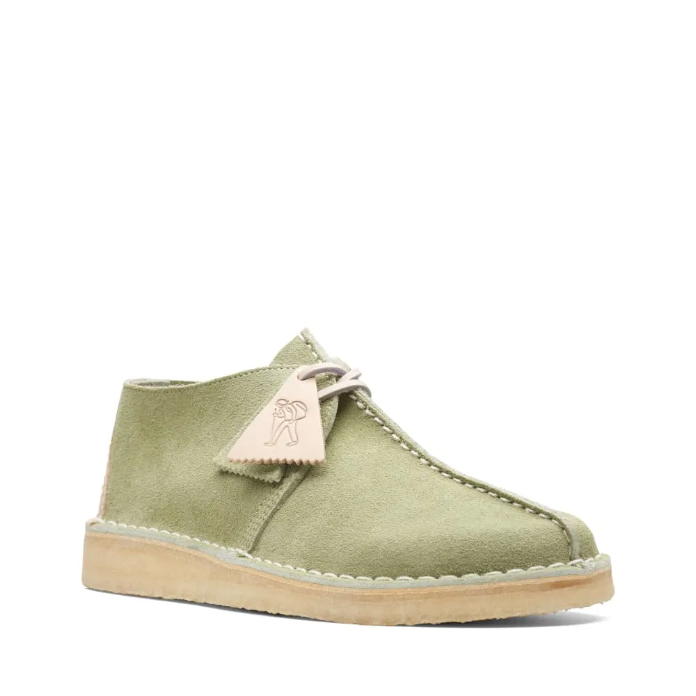 Clarks Original Desert Trek Men's Pale Green Suede 26165805