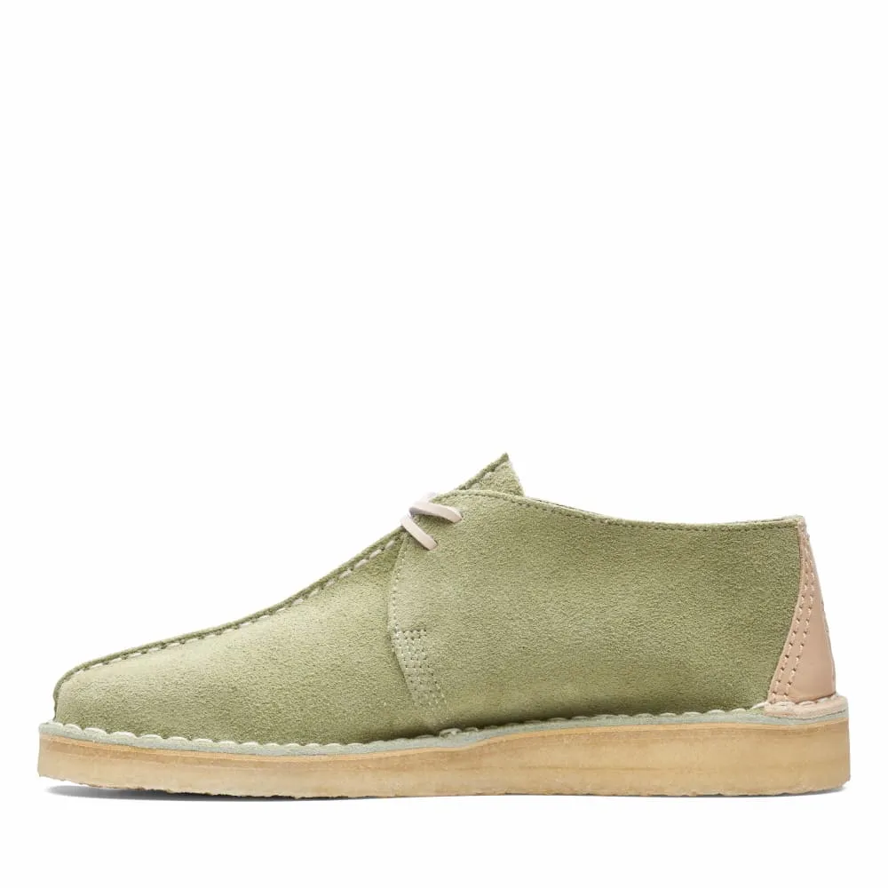 Clarks Original Desert Trek Men's Pale Green Suede 26165805