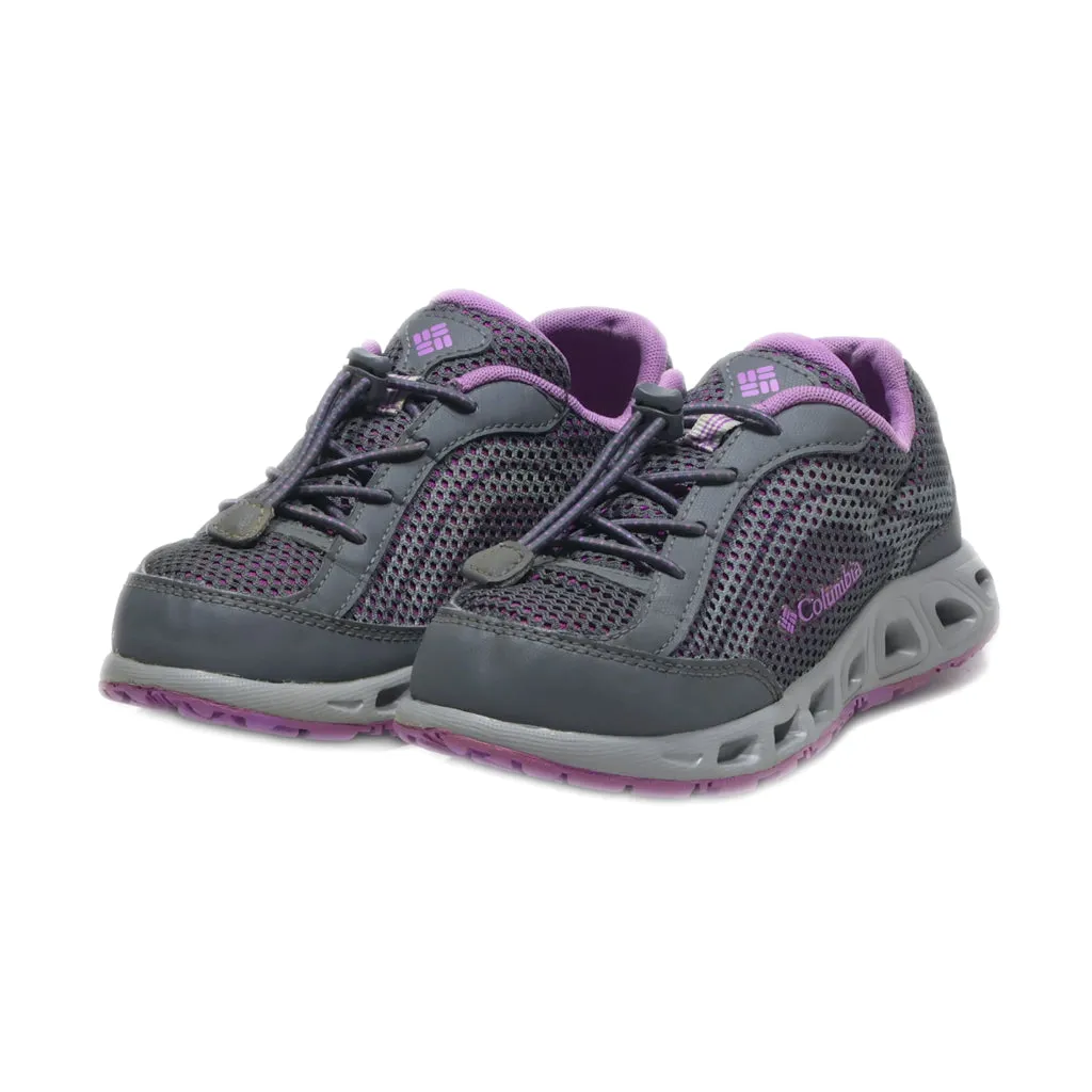 Columbia Drainmaker Iv Sport Shoes Leather Grey Colour For Kids